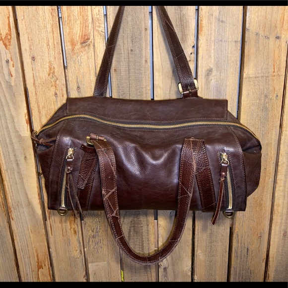 Mahari Brown Leather Duffle - Picture 8 of 14